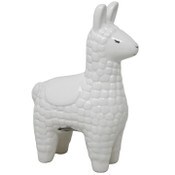 Wholesale - White Llama Ceramic Decor C/P 16